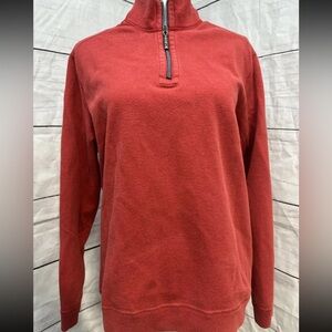 Tommy Bahama Men’s Cloud Peak Half Zip Pullover Sz L-Tall Sangria Red NWOT $128